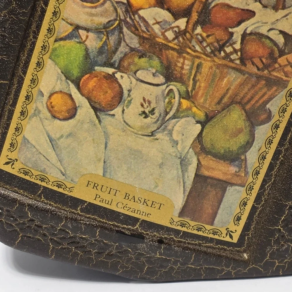 Vintage Jim Beams Modern Masters Cezanne Fruit Basket Bourbon Decanter Vol II*